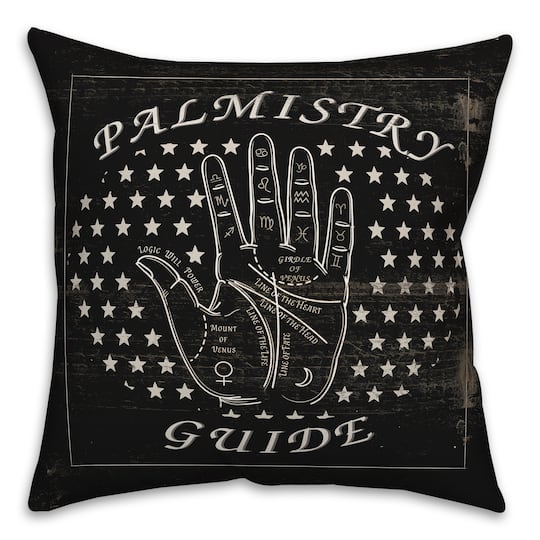 Palmistry Guide Throw Pillow